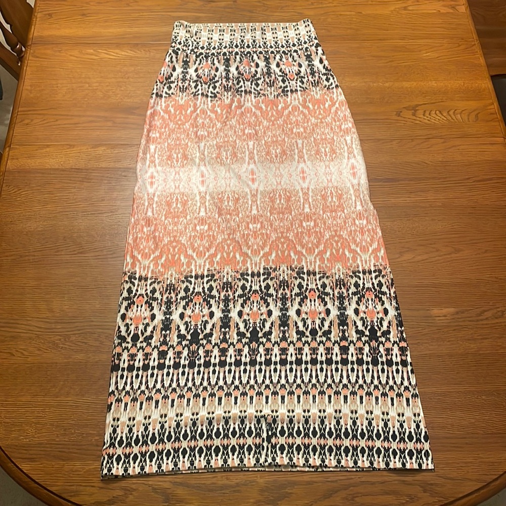 I.N. Studio Maxi Skirt with slit, Size S